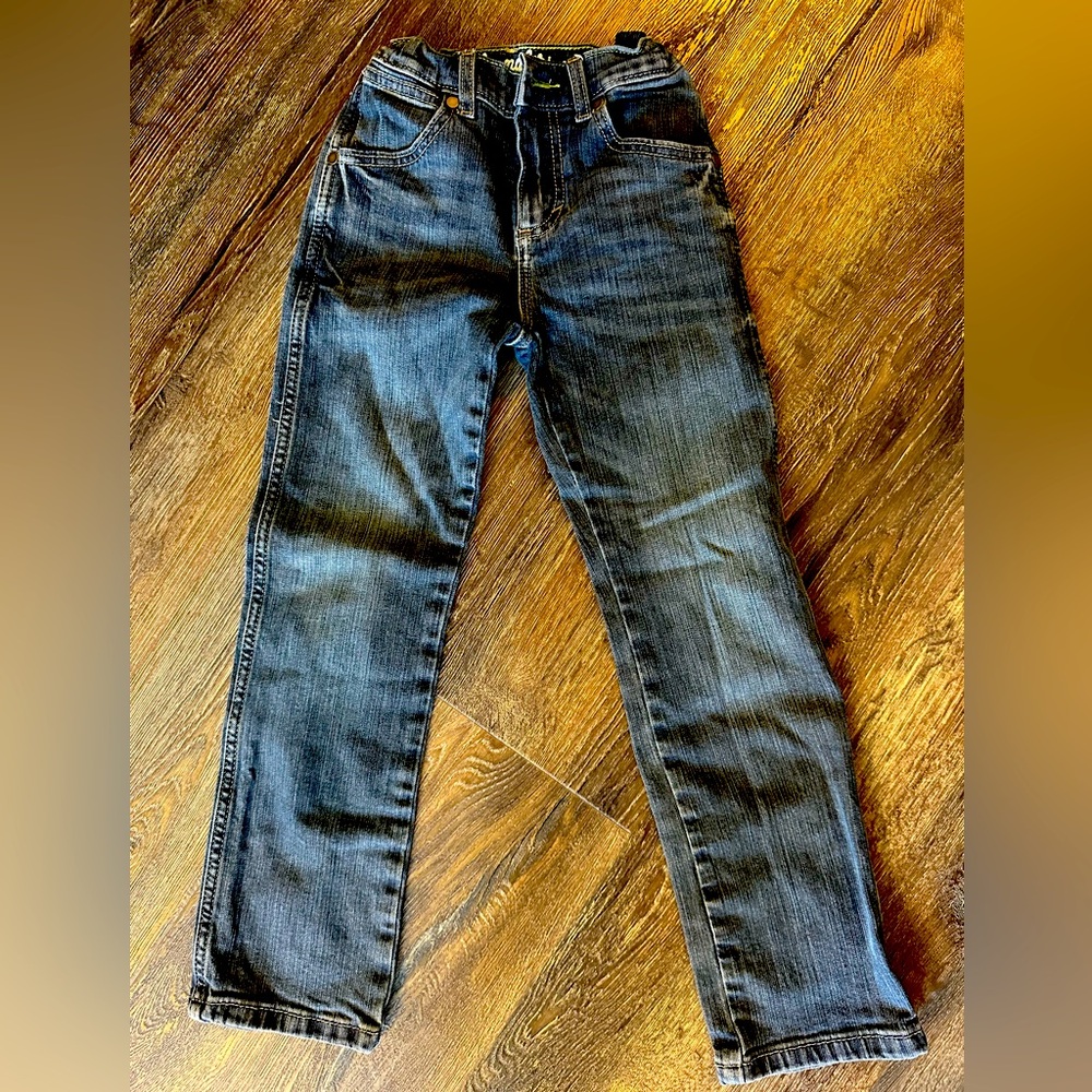 Boys size 8 slim straight bootcut Wrangler jeans